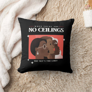 Women's Rights When there are no ceilings BLM Throw Pillow