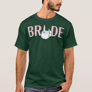 Womens Ring Finger Bachelorette Design Finger Diam T-Shirt