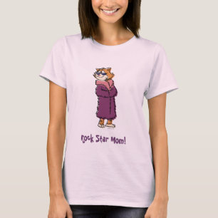Women's "Rock Star Mom" Fitted T-Shirt