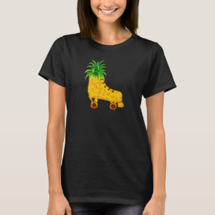 Womens Roller Derby Girls Pineapple Shoe Team Desi T-Shirt