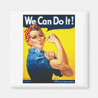 Women's Rosy the Riveter T Shirt - We Can Do It