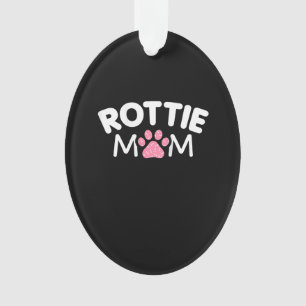 Womens Rottie Mom Apparel Rottweiler Owner Lover Ornament
