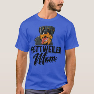 Womens Rottweiler Mom Dog Owners Dogs Walking Dog  T-Shirt