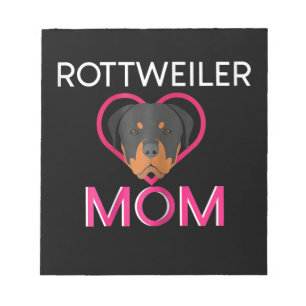 Womens Rottweiler Mom Notepad