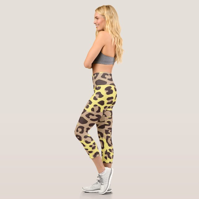    Women's Running & Yoga  Capri Leggings (Left)