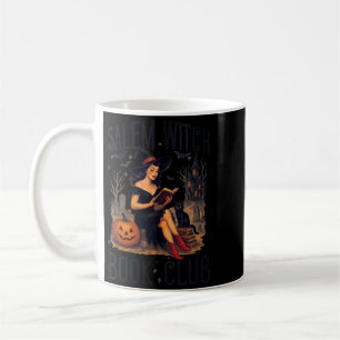 Womens Salem Witch Book Club Bookish Retro Coffee Mug