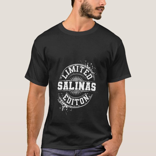 Womens Salinas Funny Surname Family Tree Birthday  T-Shirt (Front)