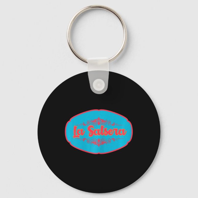 Womens Salsa Dancer la Salsera'  Keychain (Front)