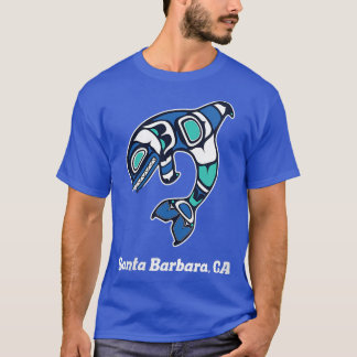 Womens Santa Barbara CA Native American Tribal Orc T-Shirt