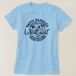Women's Santa Barbara West Shore Retro | Vintage   T-Shirt