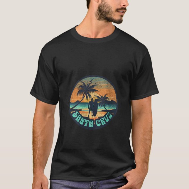Womens Santa Cruz V Neck T Shirt (Front)