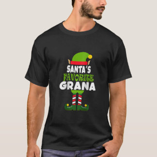 Womens Santa s Favourite Grana Funny Christmas Vac T-Shirt