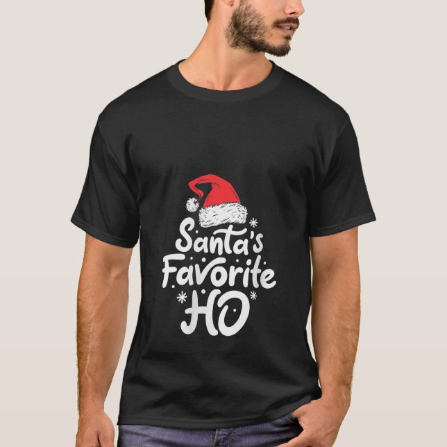Womens Santa s Favourite Ho Funny Christmas Women  T-Shirt (Front)