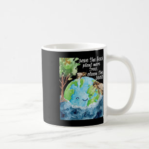 Womens Save The Bees - Environmental Protection Coffee Mug