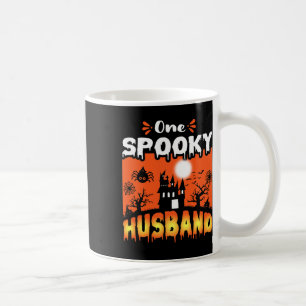 Womens Scary Spooky Halloween Design Haunted Castl Coffee Mug