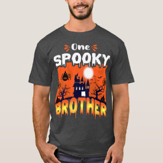 Womens Scary spooky Halloween design haunted castl T-Shirt