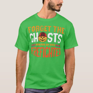 Womens Scary spooky Halloween witches pumpkin fire T-Shirt