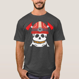 Womens Scary spooky Halloween witches pumpkin fire T-Shirt