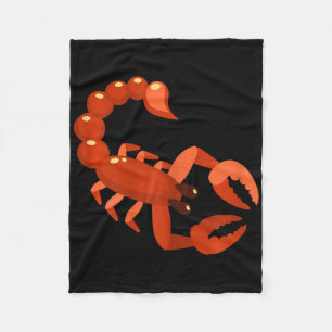 Womens Scorpio Zodiac October November Birthday Au Fleece Blanket