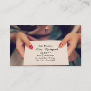 Women's self-introduction card Oshare