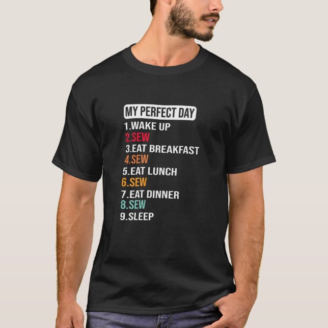 Womens Sewing Quilt Quilting Sewer Sew Funny My Pe T-Shirt (Front)