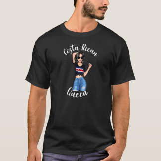 Womens Sexy Costa Rican Queen Womens Costa Rico Fl T-Shirt