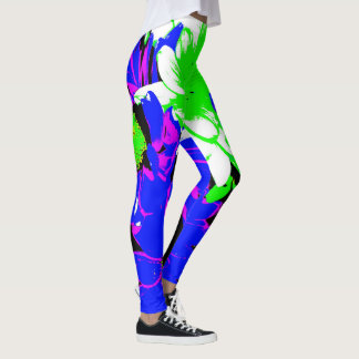 Women's Sexy Flower leggings "Summer Fun"