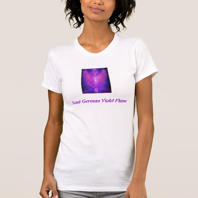 Women's Shirt Saint German Violet Flame (Front)
