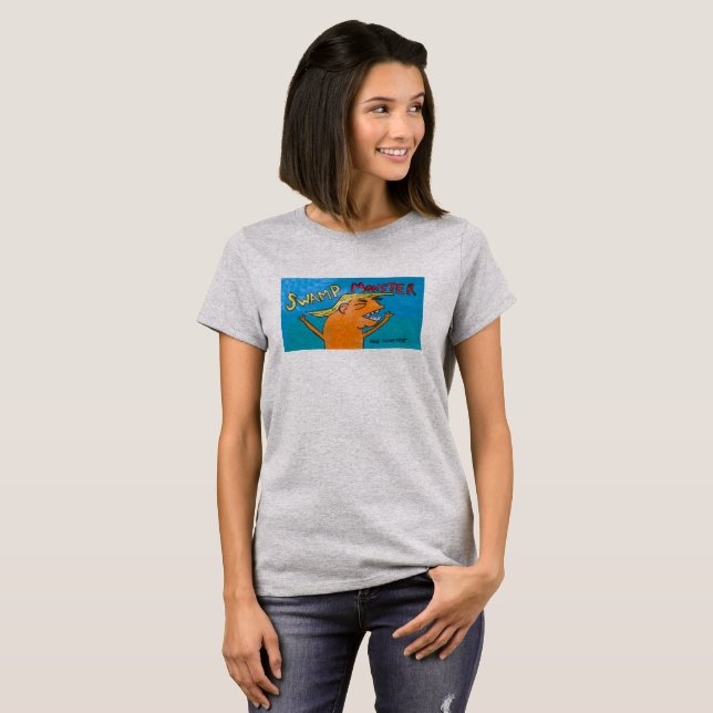 Women's shirt 'SWAMP MONSTER' (Front Full)