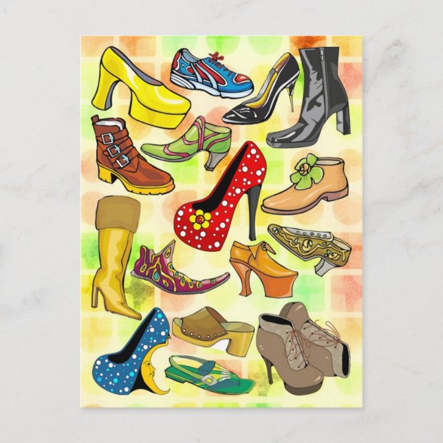Women's Shoes Postcard (Front)
