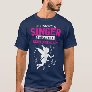 Womens Singer Fairy Princess Karaoke Music Musicia T-Shirt