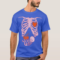 Womens Skeleton Baby Pregnant Xray Rib Cage for Fa