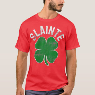 Womens Slainte Beer Drinking Irish ST PATRICKS DAY T-Shirt