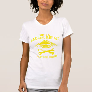 women's slim fit t-shirt yellow BSR logo