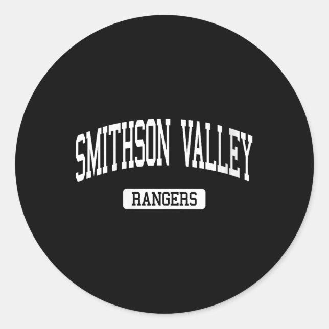 Womens Smithson Valley Hs New Braunfels Tx Varsity Classic Round Sticker (Front)