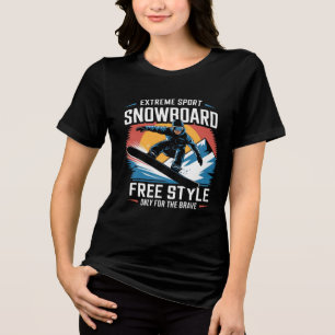 Womens Snowboarding Gear Deals This Veterans Day Tri-Blend Shirt