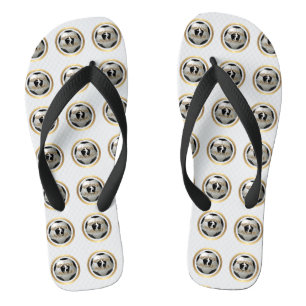 Women's Soccer Ball Flip Flops