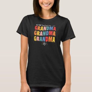 Womens Soccer Grandma Grandmom For Women Retro Gro T-Shirt