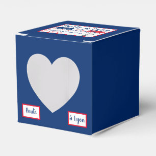 Women's Soccer Road to Lyon World Party Logo Favor Box