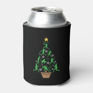 Women's Softball Baseball Christmas Can Cooler