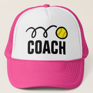 Women's softball coach hat / baseball cap