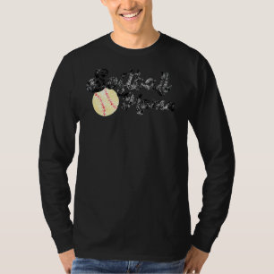 womens Softball Mama Cute Mother's Day Sports T-Shirt