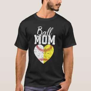 Womens Softball Mom For Women Pitcher Catcher Mot T-Shirt