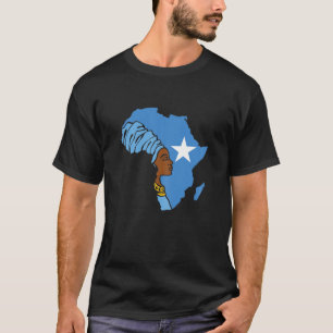 Womens Somalia Somalian Flag Africa Map Ethnic Her T-Shirt