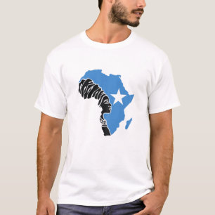 Womens Somalia Somalian Flag Africa Map Ethnic Her T-Shirt