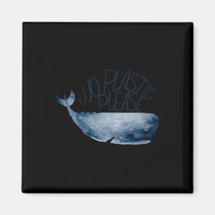 Womens Sperm Whale For Environmental Protection V Magnet