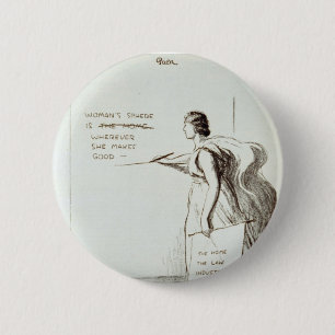 Women's Sphere Revised 2 Inch Round Button
