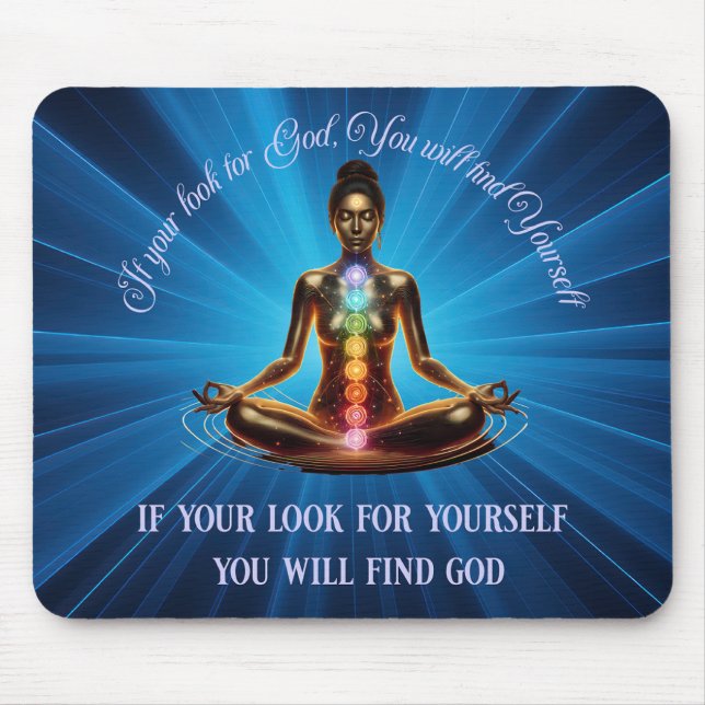 Women's Spiritual mediation Mousepad (Front)