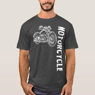 Womens Sports Motorcycle VNeck 1 T-Shirt