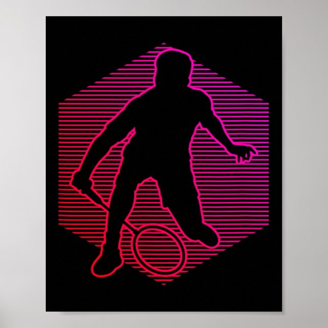 Womens Squash Mens Shuttle Badminton  Poster (Front)